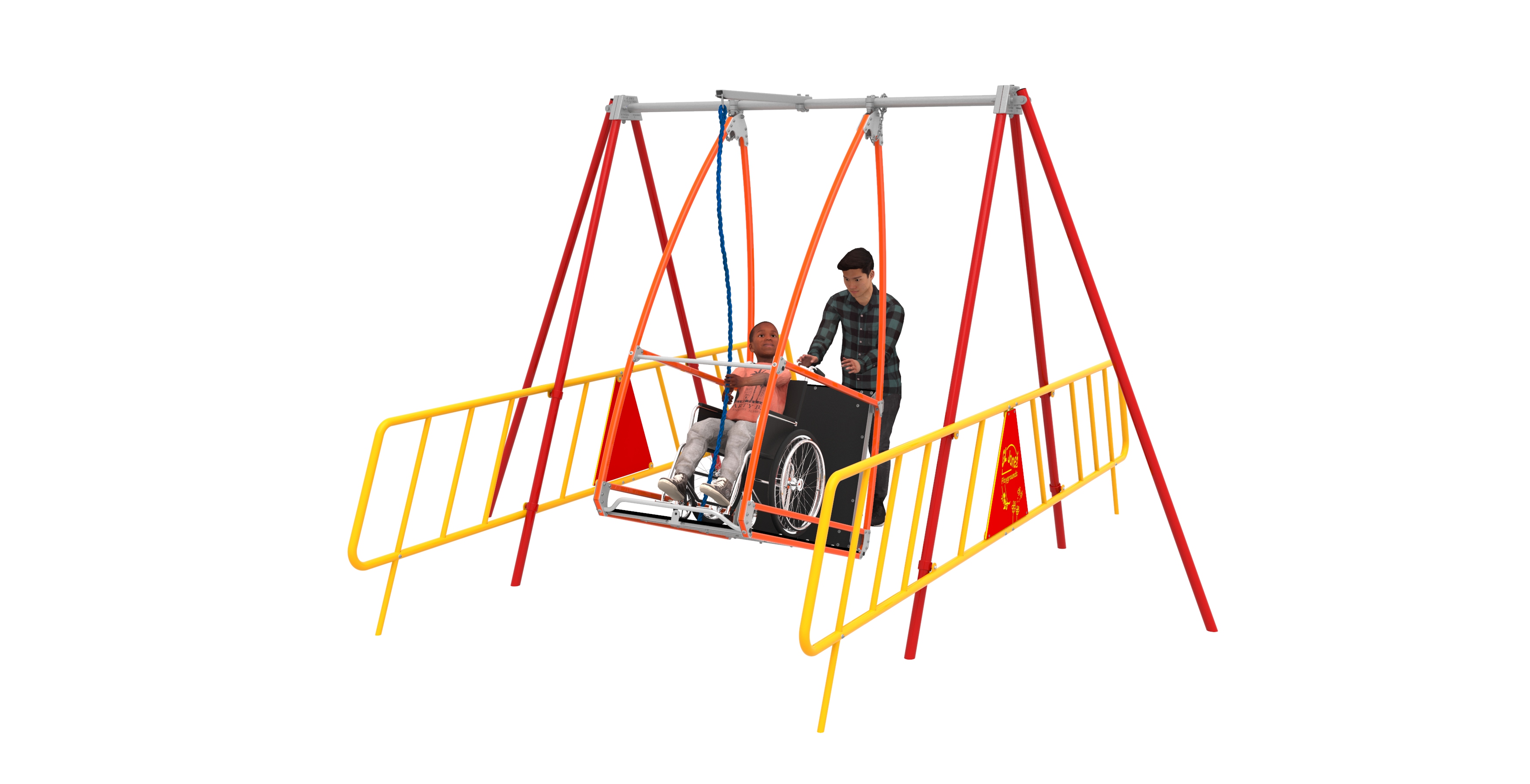 GL Jones Playgrounds - AbilitySwing - Wheelchair Swing